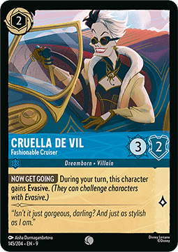 Cruella De Vil - Fashionable Cruiser