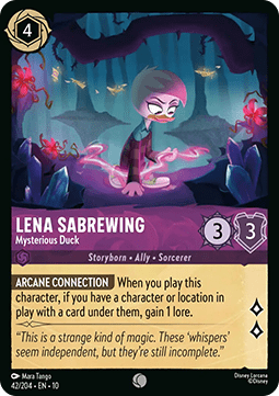 Lena Sabrewing - Mysterious Duck