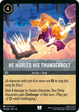 He Hurled His Thunderbolt (V.1)