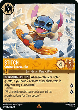 Stitch - Carefree Snowboarder (V.1)