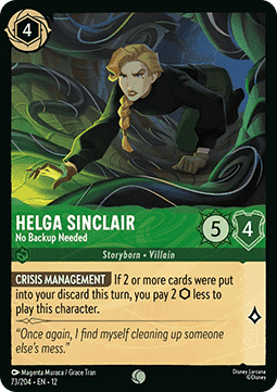 Helga Sinclair - No Backup Needed
